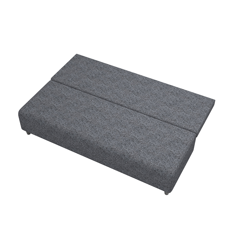 Роджерс М / Диван - кровать 3-х мест рогожка серая